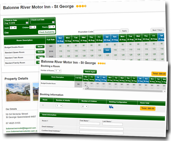 Book Accommodation Online at Balonne River Motor Inn - St George.